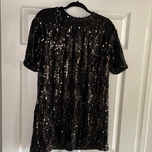 Sequin T-shirt Dress